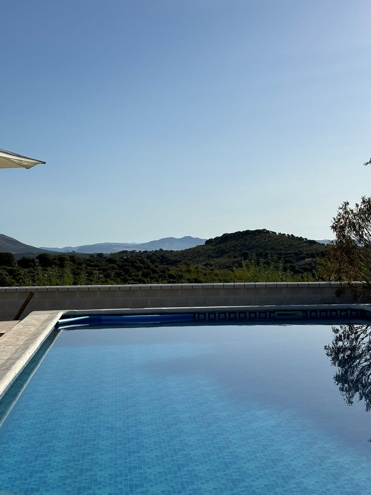 Pool Los Almendros mit Blick auf Berglandschaft