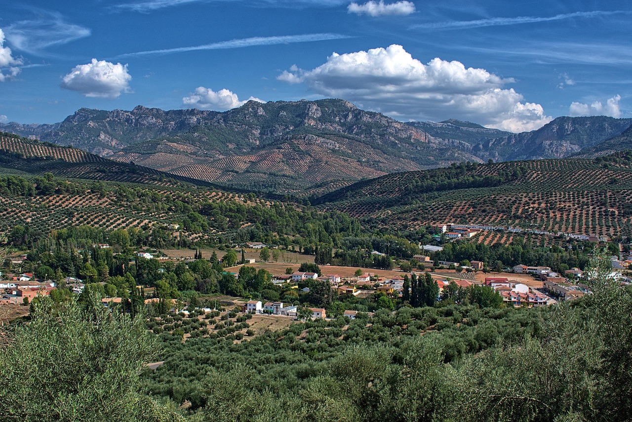 Landschaft Los Almendros Andalusien